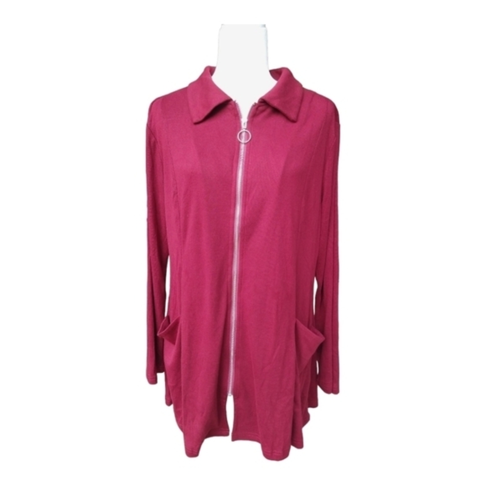 NWT Miusey Cranberry lightweight  jacket XL